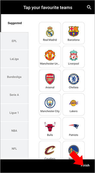 ESPN app