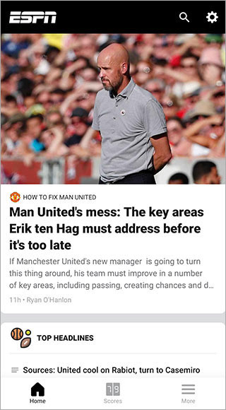ESPN app