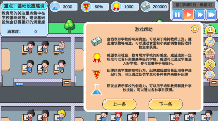 高考工厂模拟2当一回校长游戏截图3