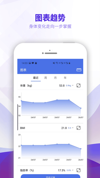 OntoFit智能体脂秤app截图3
