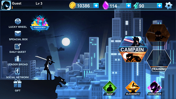 火柴人街头格斗5手游截图1