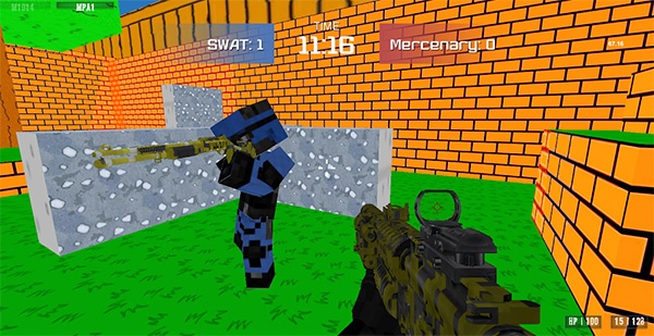 方块特警作战游戏(Blocky Combat SWAT)截图2