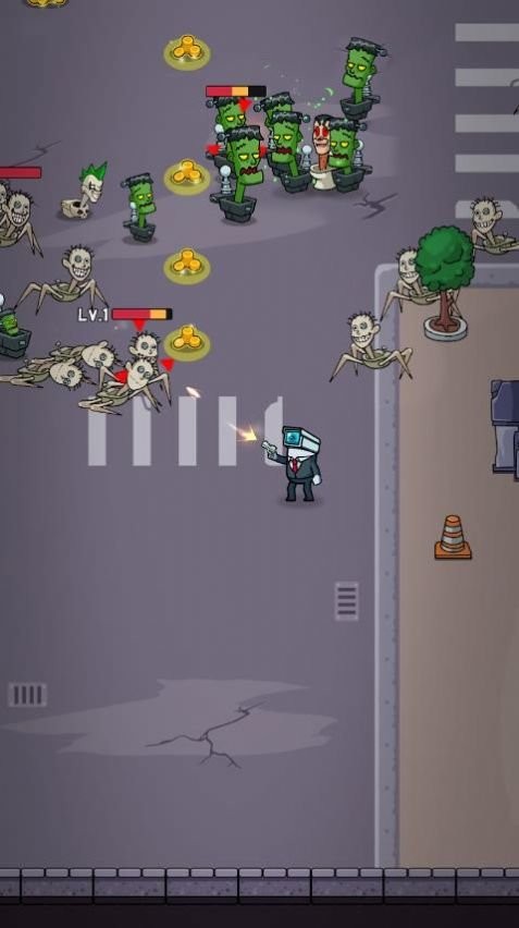 马桶人生存之战破解版(Toilet Monster Survival Battle)截图1