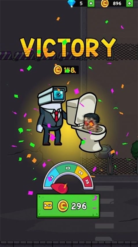 马桶人生存之战破解版(Toilet Monster Survival Battle)截图2