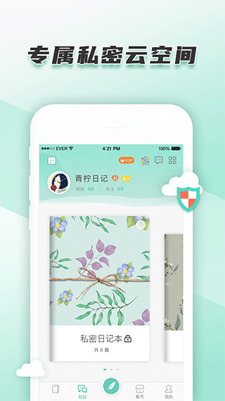 青柠手账日记版app(青柠手帐极速版)截图1
