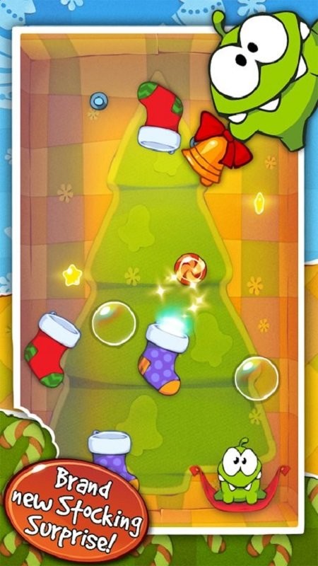 割绳子圣诞节版无限金币版(Cut the Rope)截图1