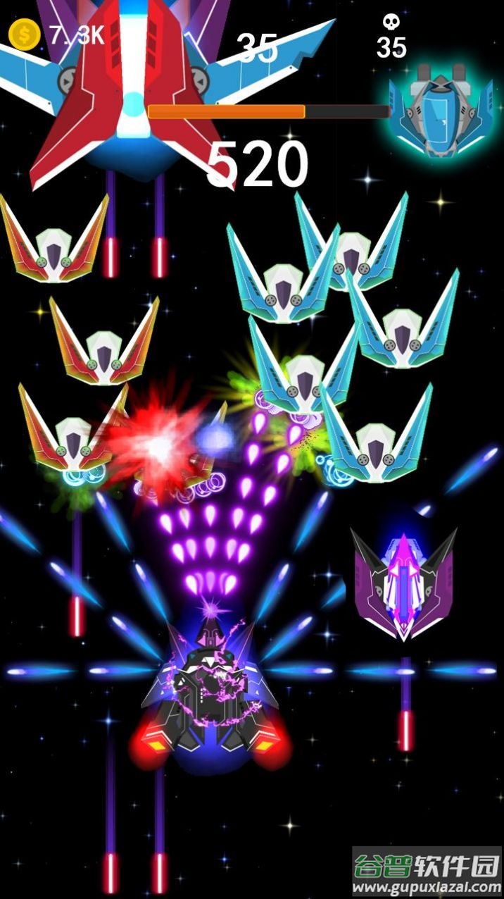 太空战争无限火力游戏下载安装(Space war)截图2