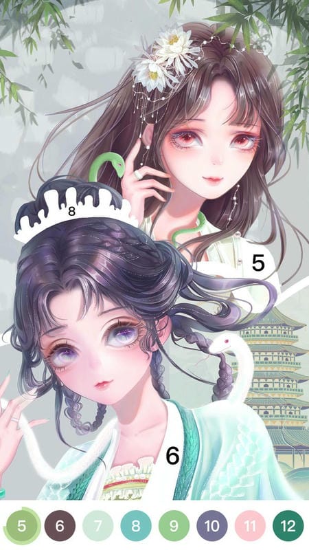 泡泡填色游戏截图2
