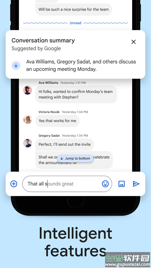 Google Chat app截图2
