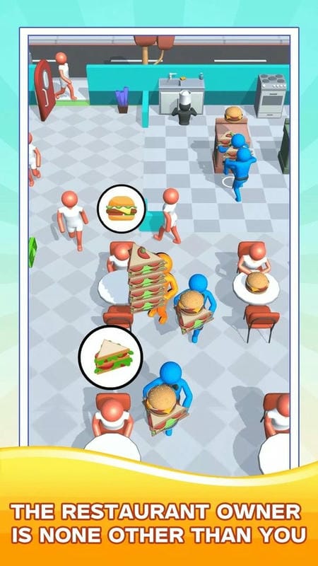 汉堡店模拟器免广告版(Fast Food Shop)截图2