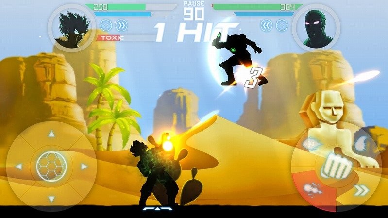 阴影格斗无限金币版(Shadow Battle)截图2