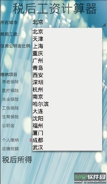 税后工资计算器软件截图1