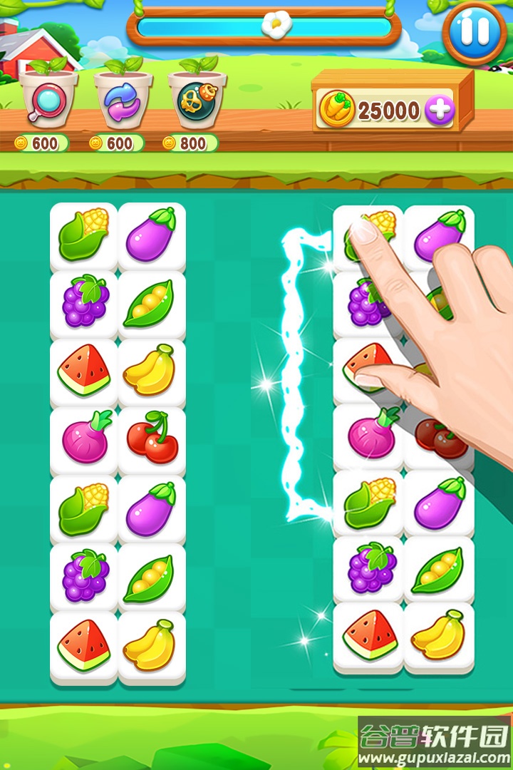 趣味果蔬连连看小游戏截图3