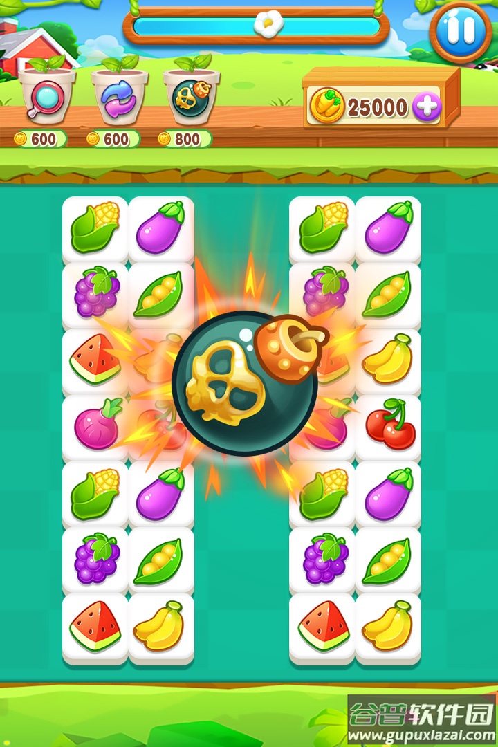 趣味果蔬连连看小游戏截图4