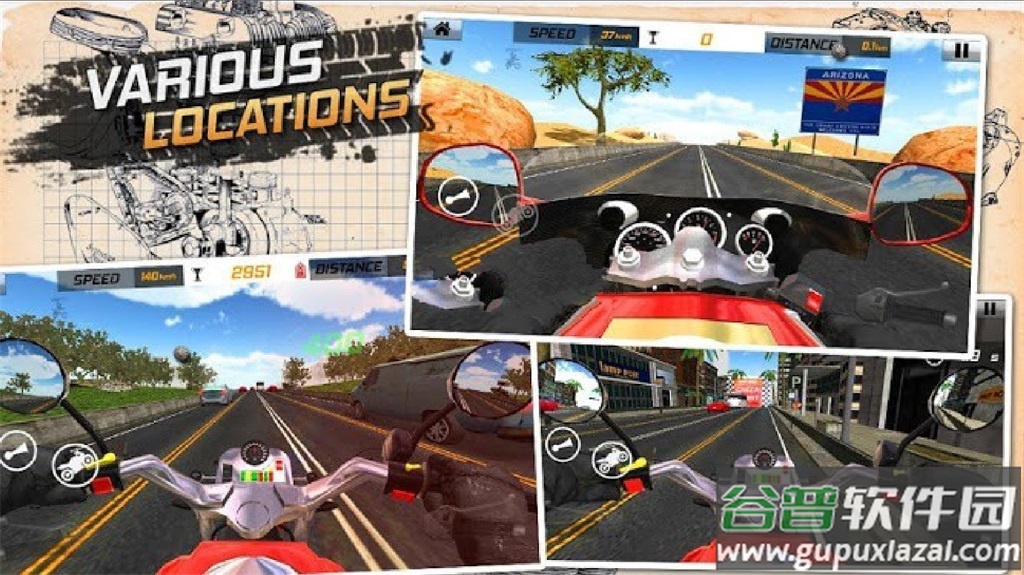 交通骑手公路赛Traffic Rider: Highway Race截图4