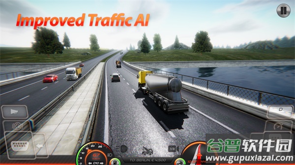 德国卡车模拟器中文版(Truck Simulator Europe 2 Free)截图3