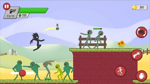 火柴人大战僵尸手游(Stick vs Zombies)截图1