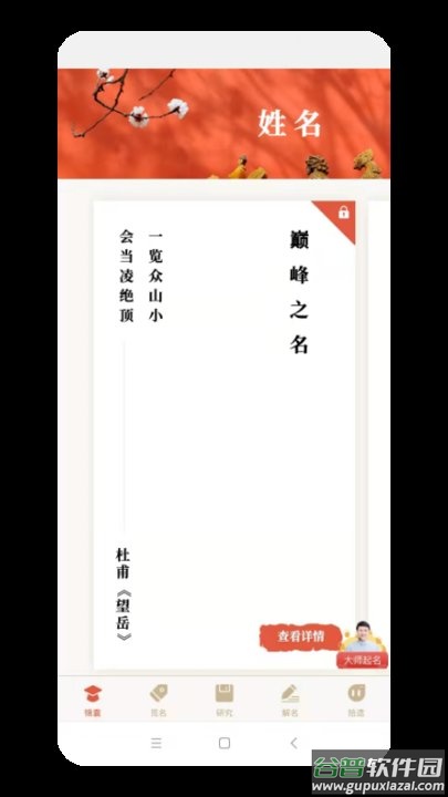 姓名测试打分app截图2