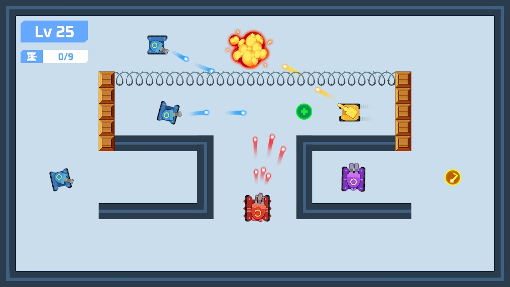 坦克战无尽战斗游戏(Tank Battle: Endless Fight)截图1