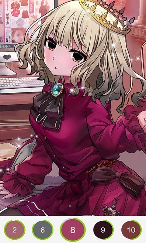公主涂色日记手游截图2