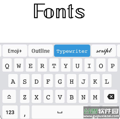 Fonts app