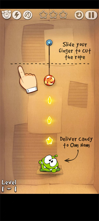 割绳子1官方正版(Cut the Rope Free)截图2