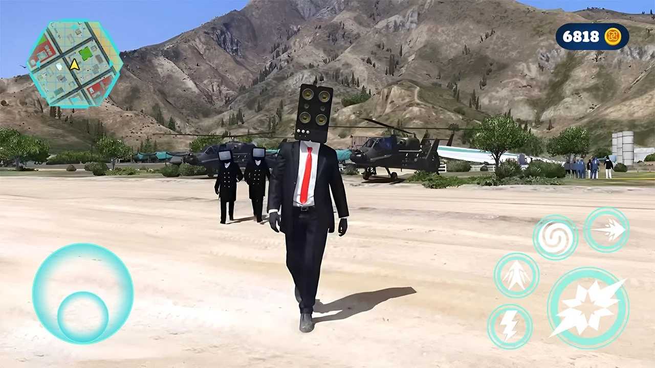 监控人大战马桶人开放世界汉化版截图2