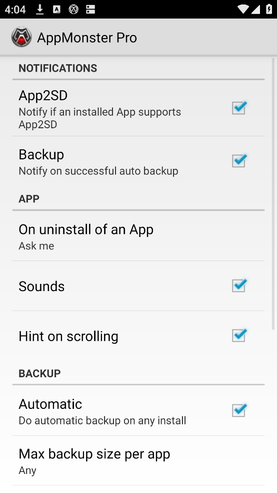 AppMonster Pro备份精灵手机版截图2