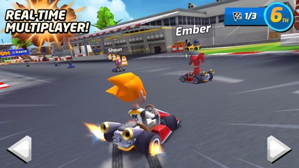 多人卡丁车比赛手游下载(Boom Karts)截图1