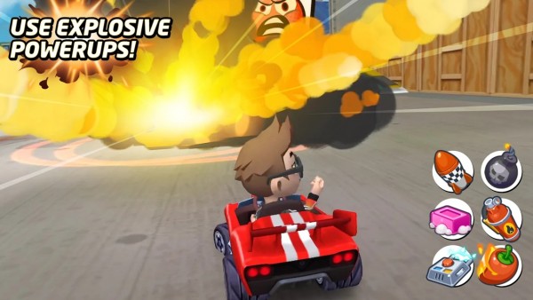 多人卡丁车比赛手游下载(Boom Karts)截图3