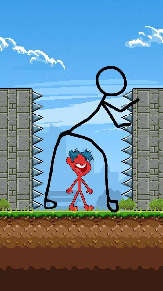 火柴人画巨魔拼图(Stickman Draw)游戏截图1