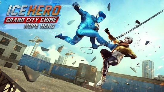 寒冰英雄黑帮城市(Ice Hero Gangster City Crime Simulator)截图2