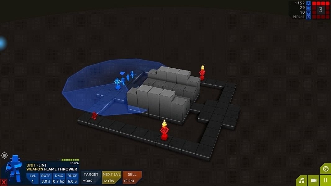 方块人塔防2手机版(Cubemen2)截图2