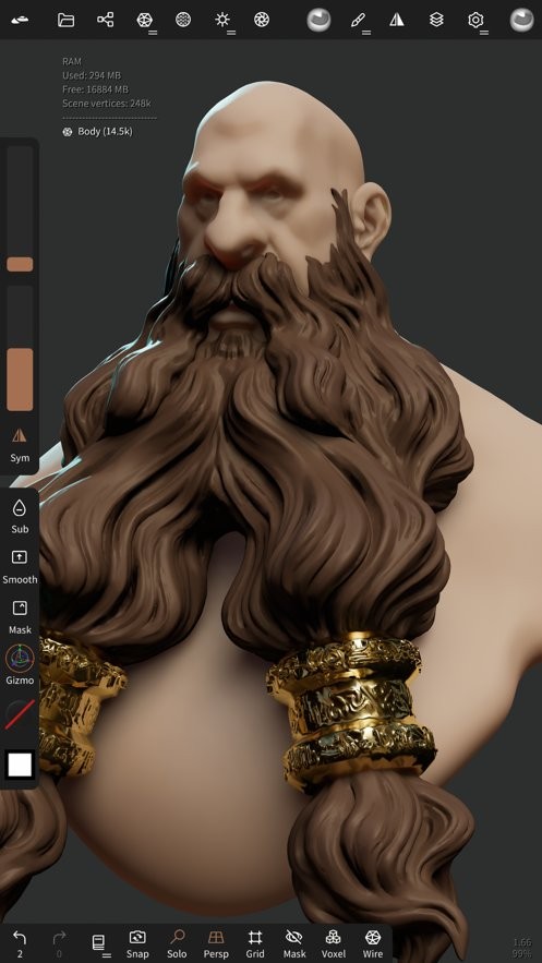 Nomad Sculpt3D雕刻建模app截图2