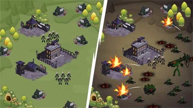火柴人世界z僵尸战争游戏(Stick World Z: Zombie War TD安装器)截图2