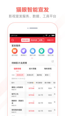 猫眼专业版实时票房app截图1