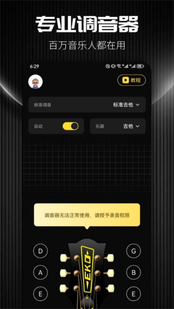 TunerLite调音器软件截图2