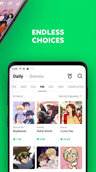 Webtoon中文版app截图4