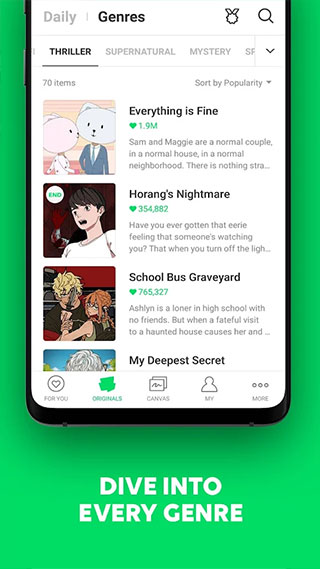 Webtoon中文版app截图5