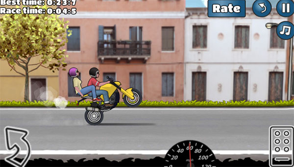 特技摩托挑战中文版游戏官方下载(Wheelie Challenge)截图2