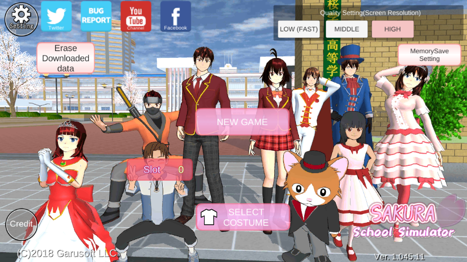 樱花校园模拟器1.045.11最新版本(SAKURA SchoolSimulator)截图3