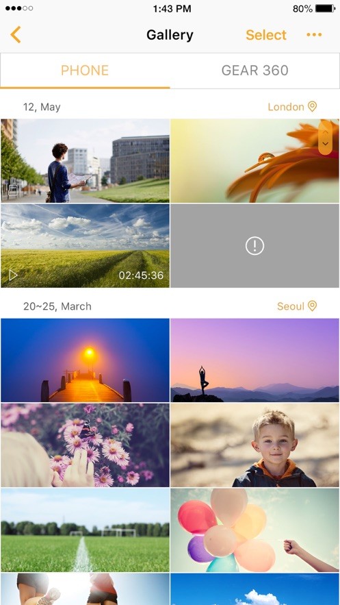 三星gear360全景相机软件截图3