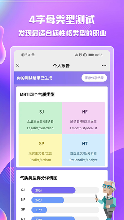MBTI职业性格测试官网免费版截图1