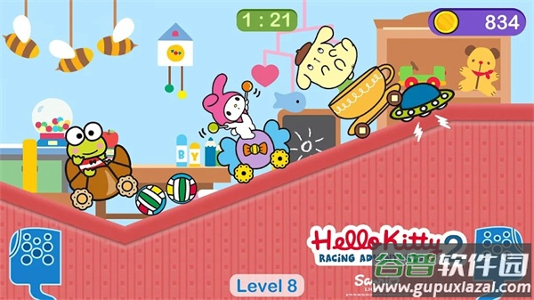 凯蒂猫飞行冒险2下载最新版(Hello Kitty Racing 2)截图1
