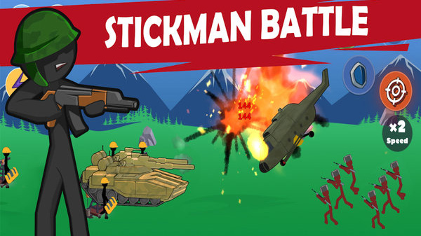 火柴人世界大战无限金币版(Stickman World War)截图1