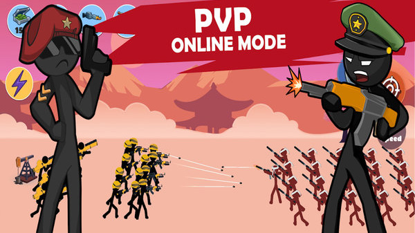 火柴人世界大战无限金币版(Stickman World War)截图2
