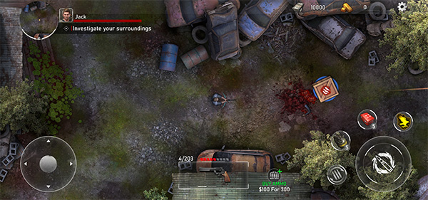 亡灵丧尸杀手手机最新版(Dead Zombie Shooter)截图1