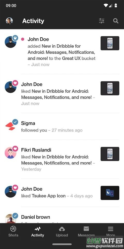 dribbble手机版截图2