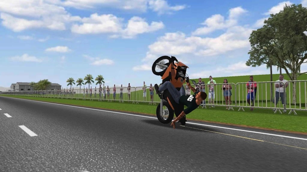 摩托平衡3d无限金币版下载(Moto Wheelie 3D)截图1