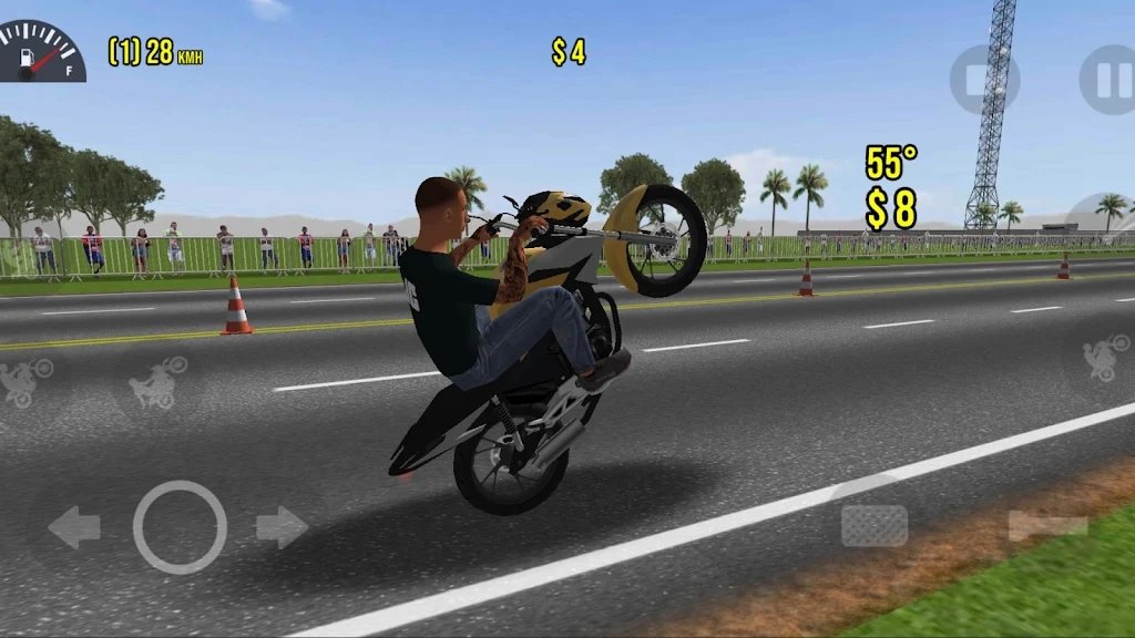 摩托平衡3d无限金币版下载(Moto Wheelie 3D)截图3